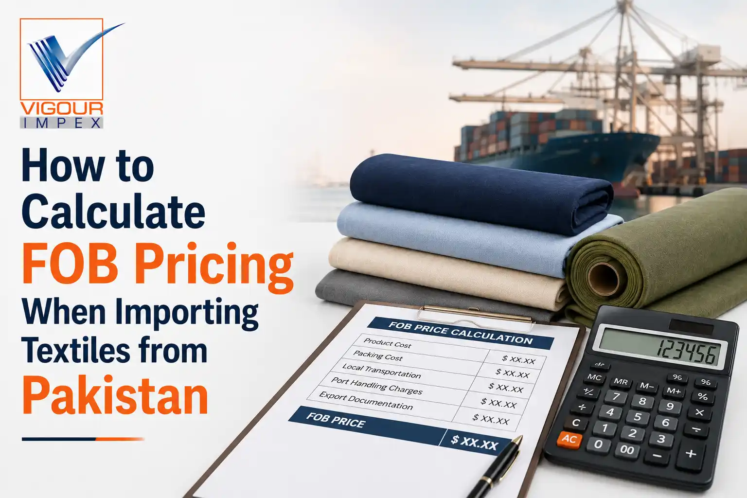 How to Calculate FOB Pricing When Importing Textiles from Pakistan